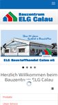 Mobile Screenshot of elg-calau.de