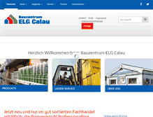 Tablet Screenshot of elg-calau.de